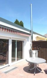 doppelwandiger Schornstein mit Verlängerung