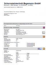 Schornsteinberechnung